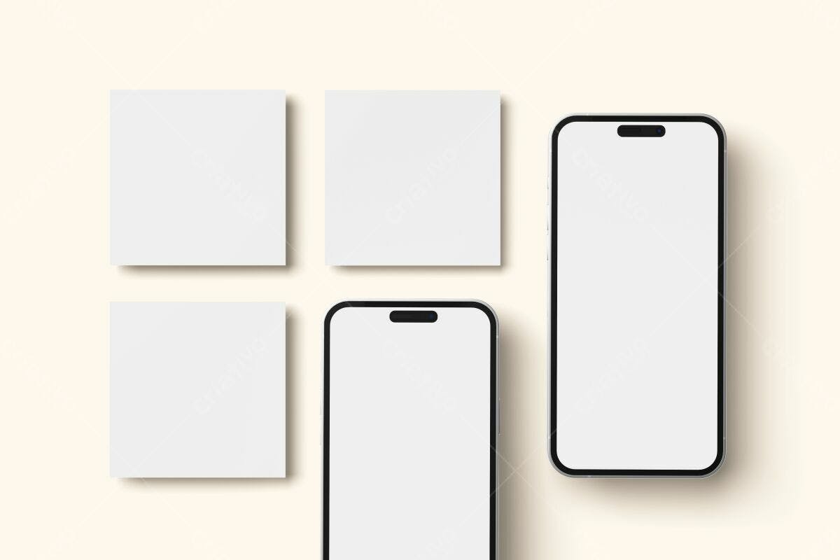 Mockup para Apresentação de Apps PSD Editável