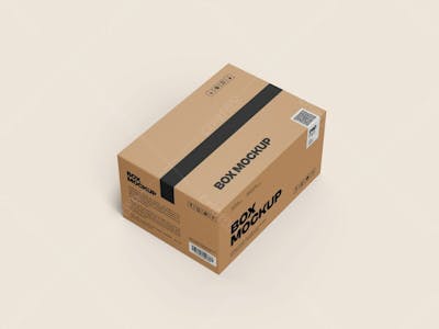 Maquete De Caixa De Entrega