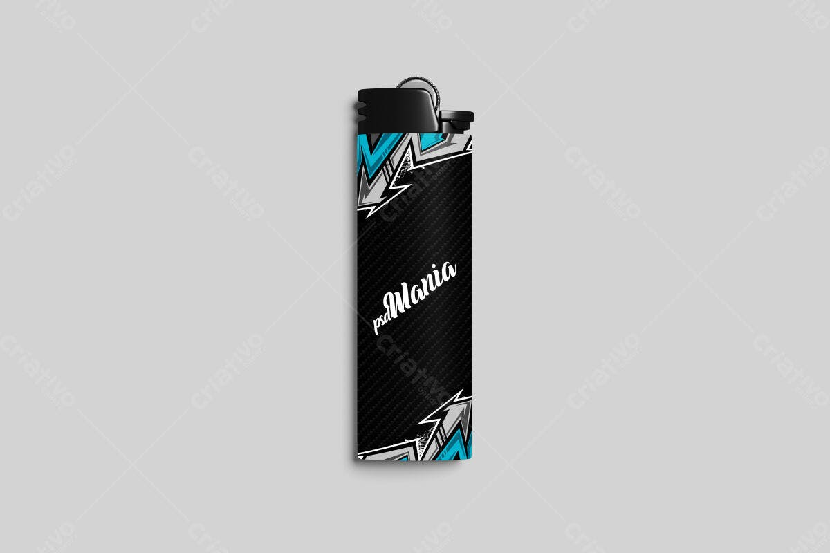 Isqueiro Personalizado com Design Moderno PSD Editável