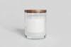 Premium psd candle mockup