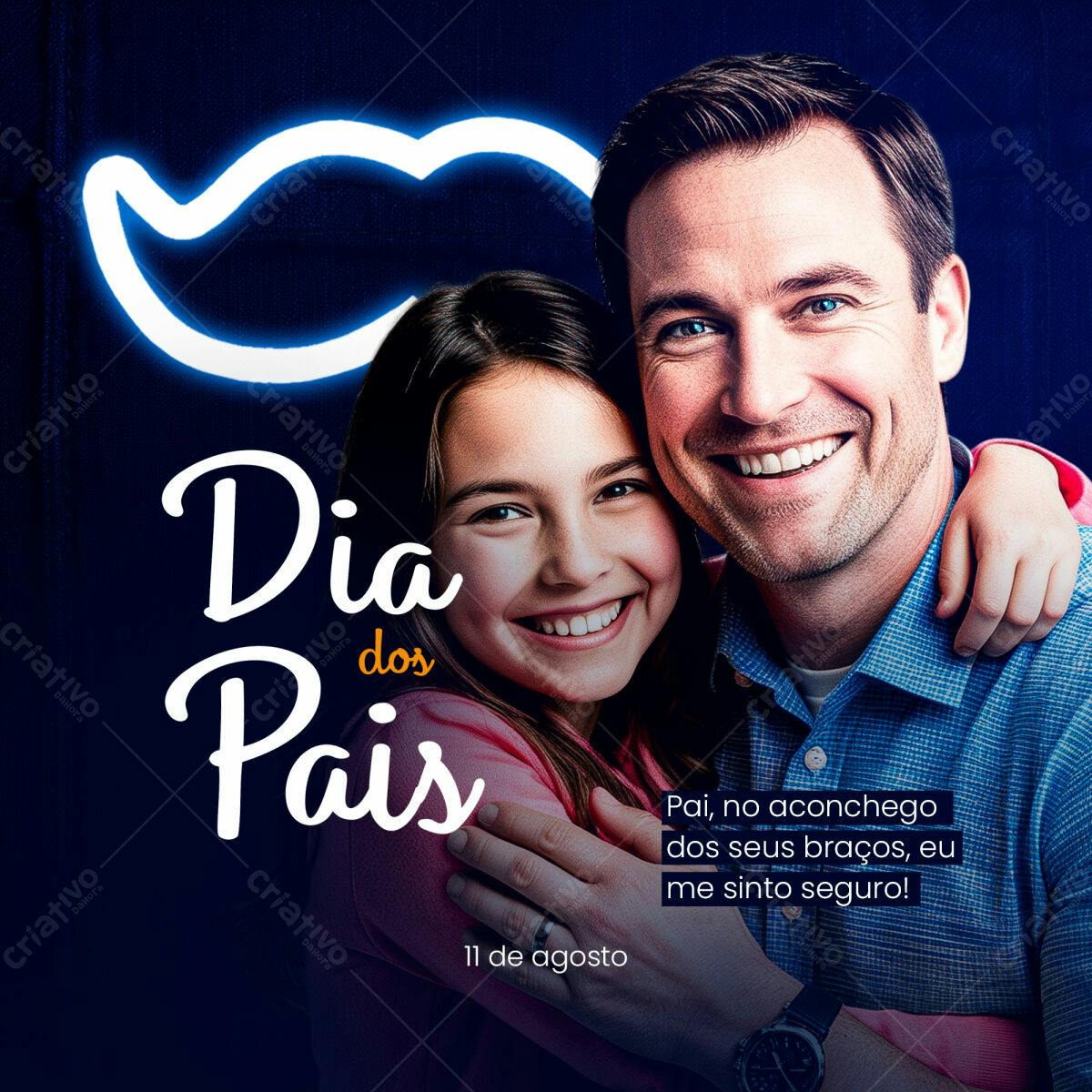 Post para Dia dos Pais PSD Editável