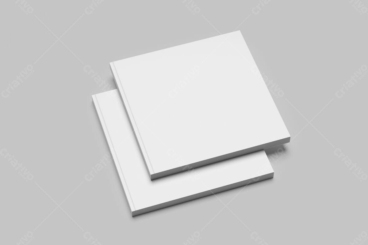 Brochura Quadrada Minimalista PSD Editável