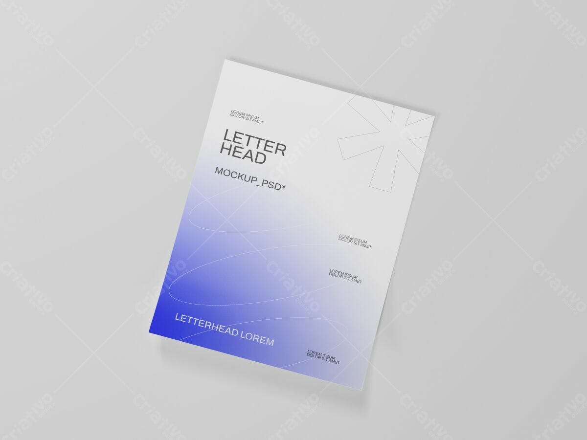 Papéis Timbrados Minimalistas PSD Editável