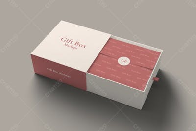 Maquete De Caixa De Embalagem De Produto