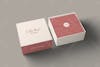 Product packaging box mockup