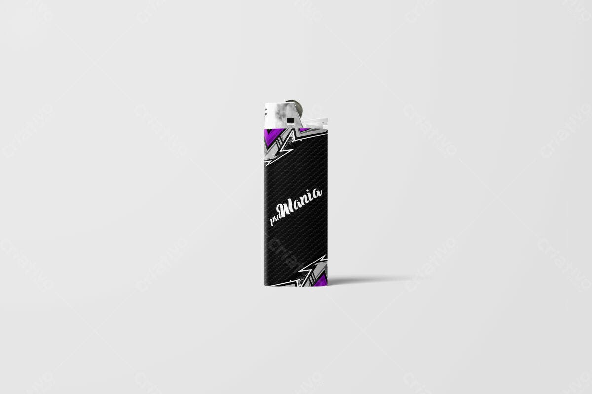 Isqueiro Personalizado com Design Moderno PSD Editável
