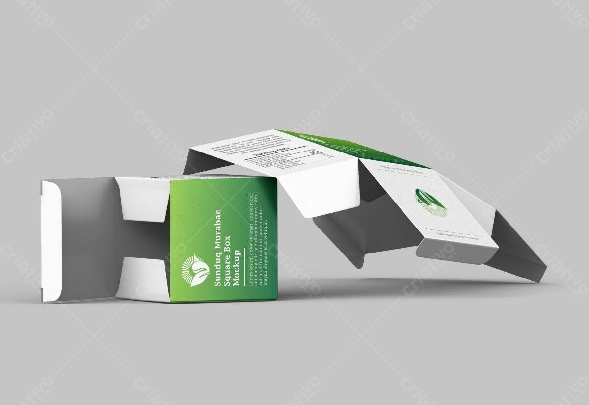 Embalagem para Produto Orgânico PSD Editável