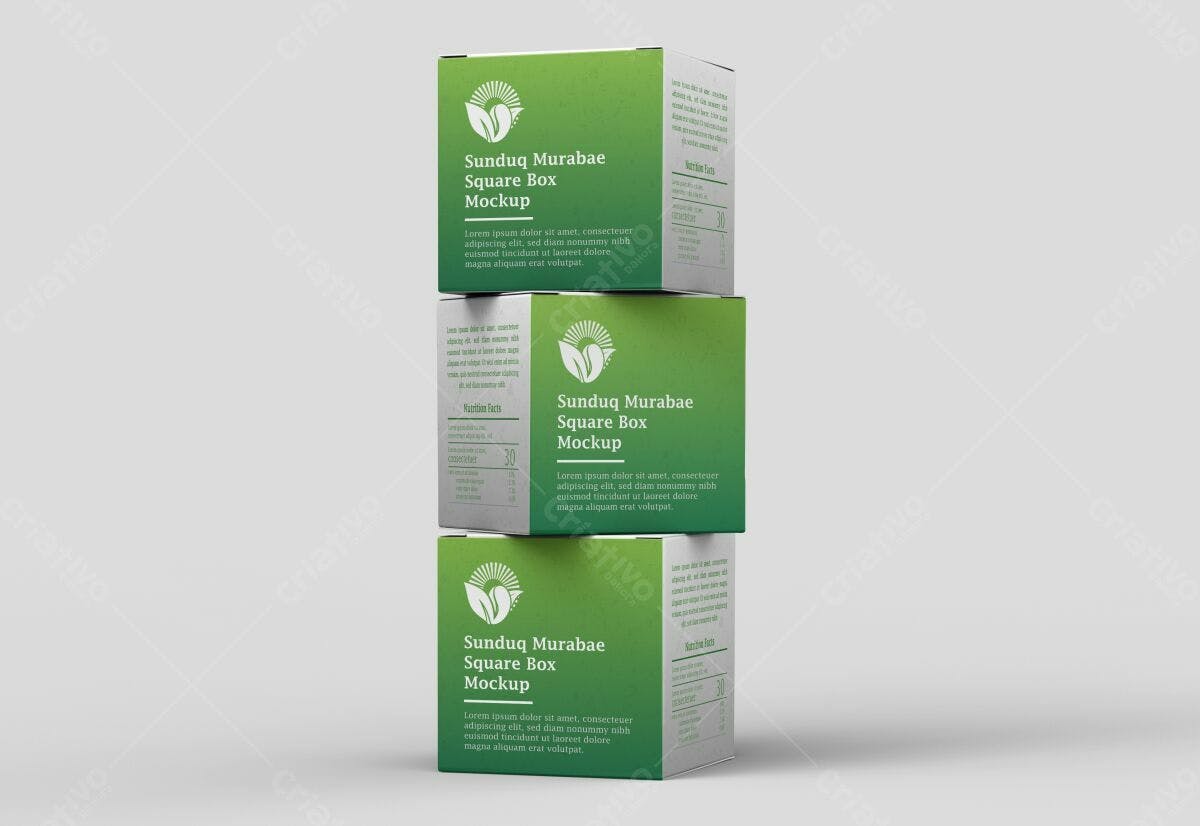 Embalagem para Produtos Naturais PSD Editável