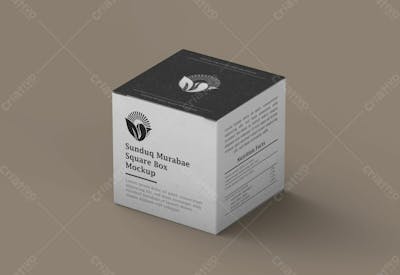 Maquete De Caixa De Embalagem De Produto