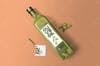 Olive oil bottle mockup