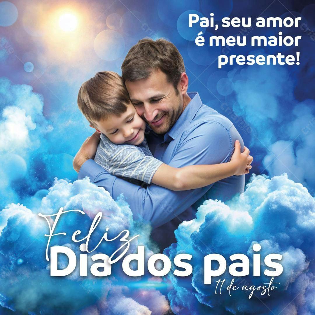 Postagem Dia dos Pais PSD Editável