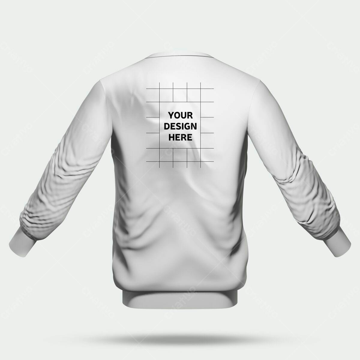 Modelo de Camiseta Branca PSD Editável