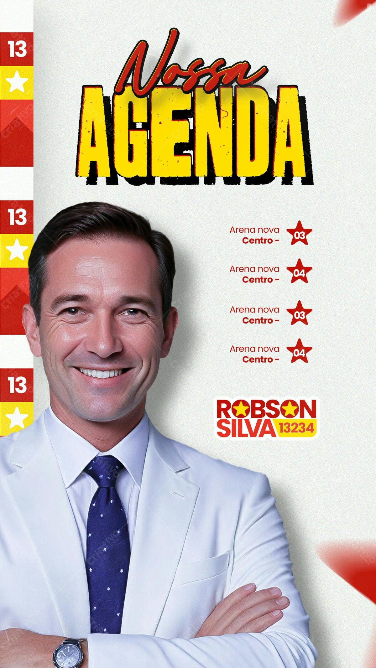 Flyer Agenda Médica PSD Editável