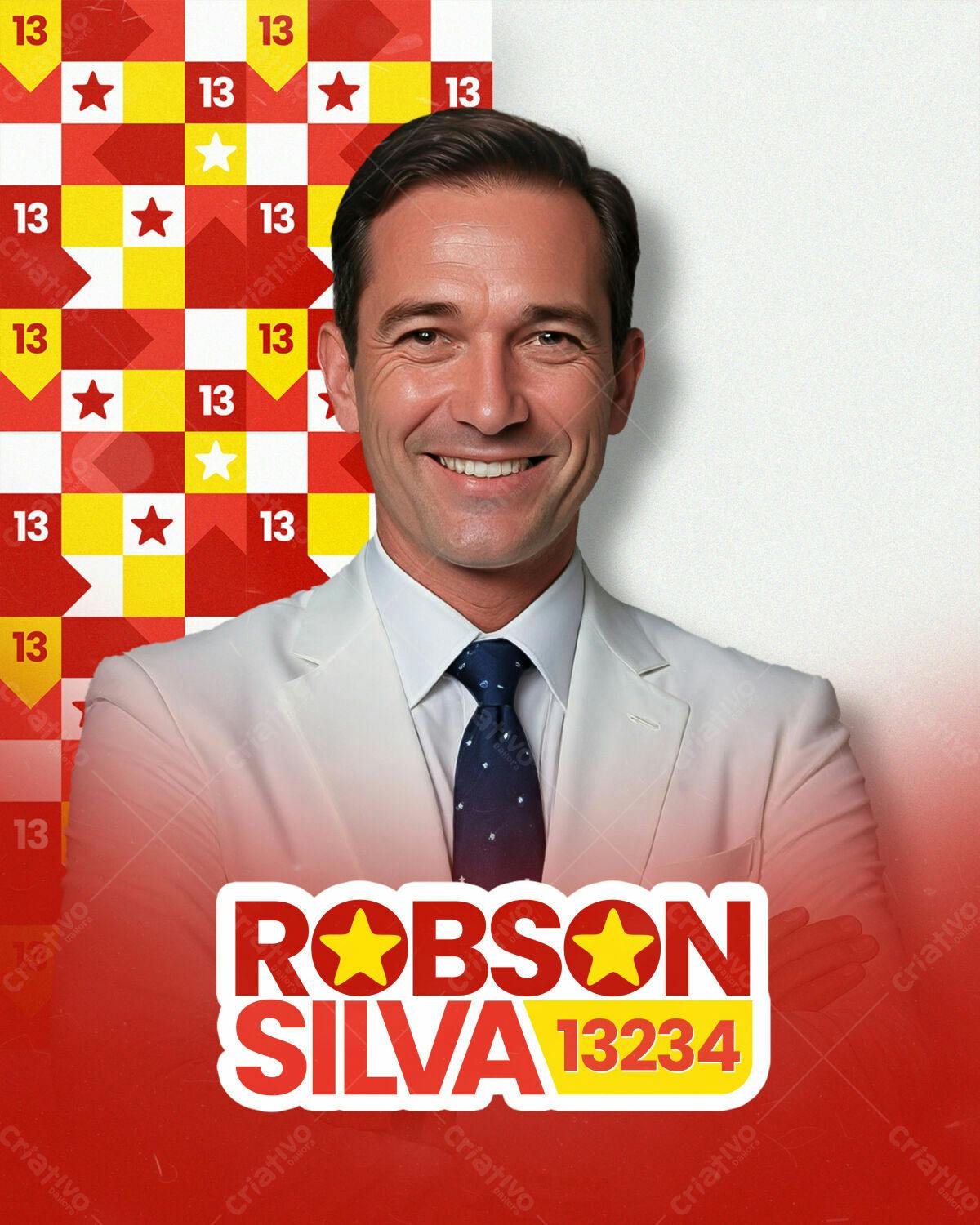 PSD para Divulgação de Candidato PSD Editável