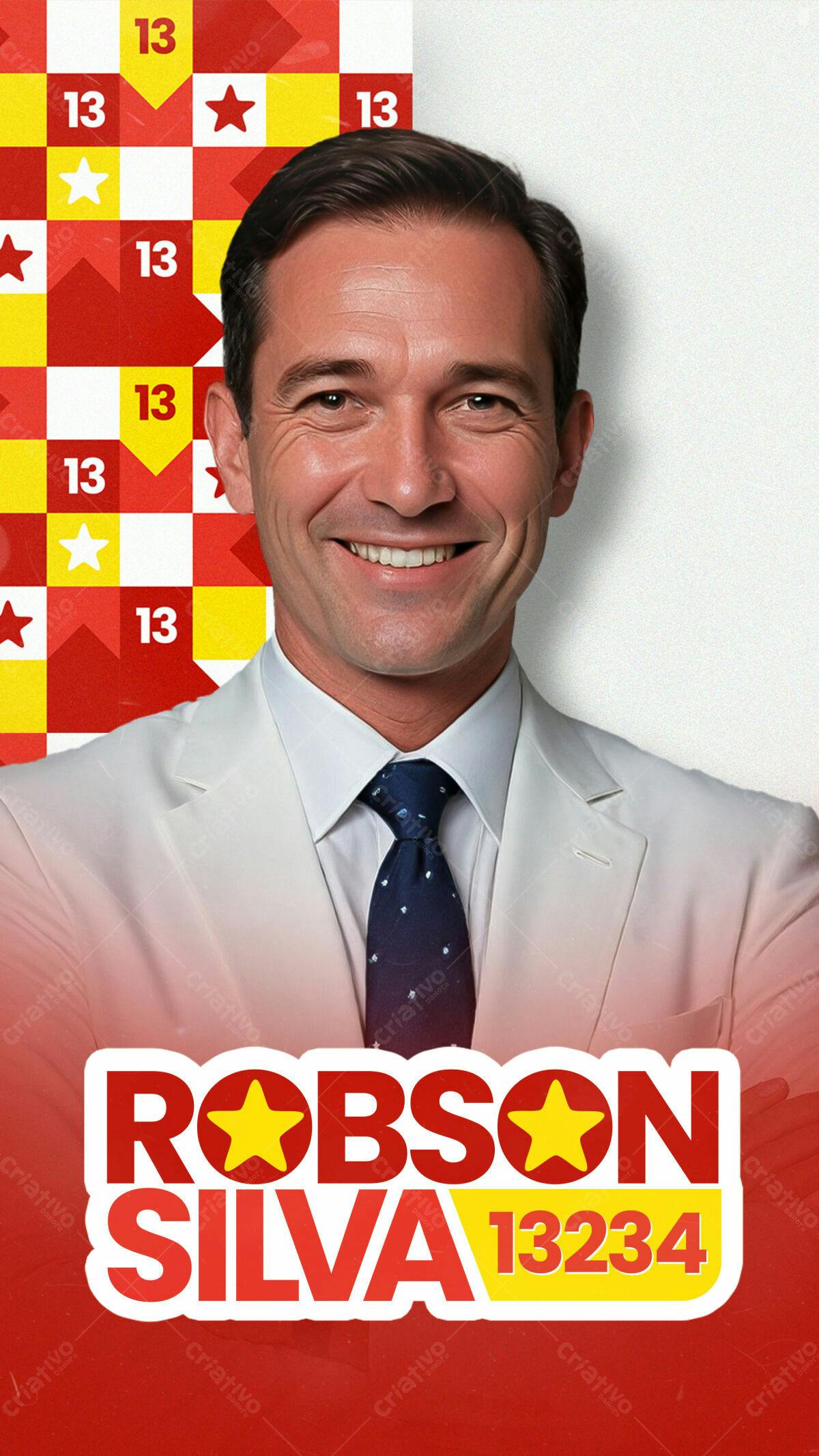 PSD para Divulgação de Candidato PSD Editável