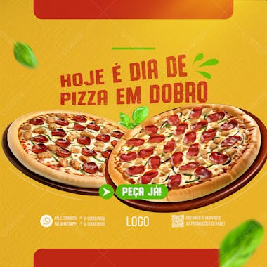 Pizzaria pizza social media post feed