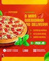 Pizzaria pizza social media post feed vertical