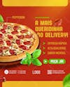 Pizzaria pizza social media post feed vertical