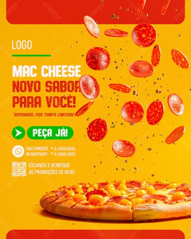 Pizzaria pizza social media post feed vertical