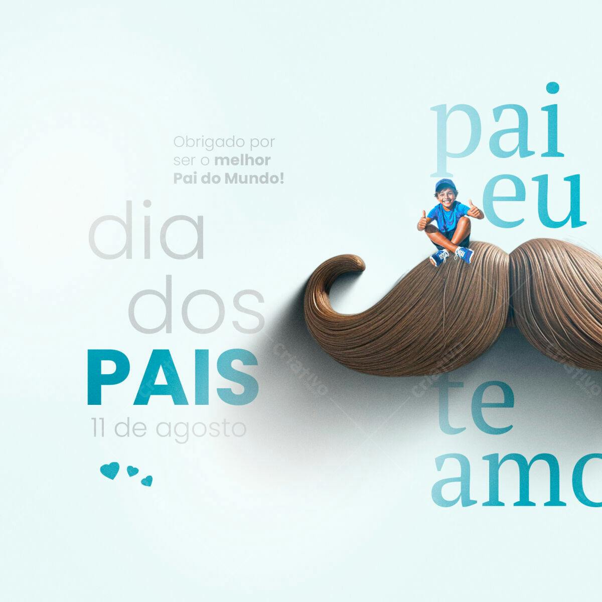 Postagem Dia dos Pais PSD Editável
