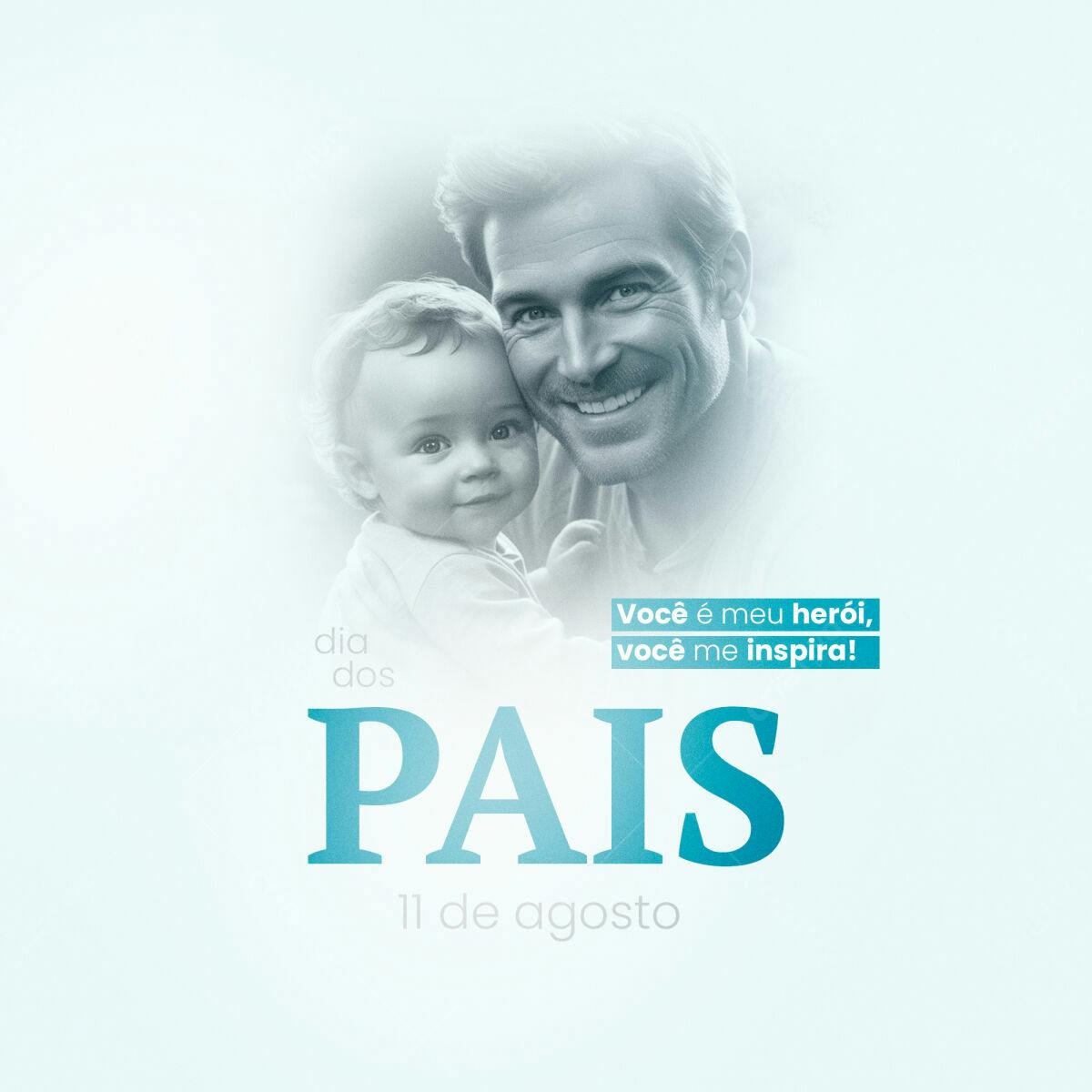Flyer Dia dos Pais PSD Editável