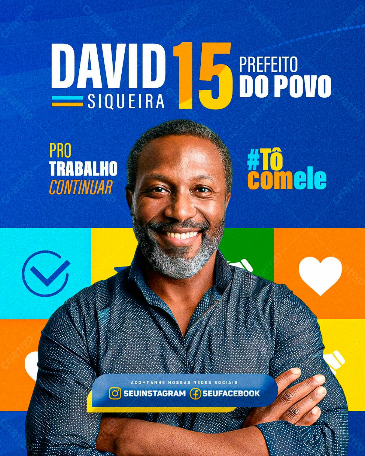 Flyer Eleições Candidato PSD Editável