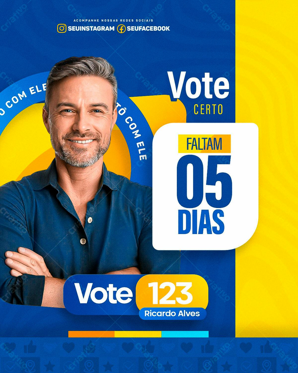 Flyer Eleições PSD Editável