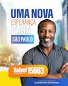 Flyer eleições, santinho político, vereador e prefeito