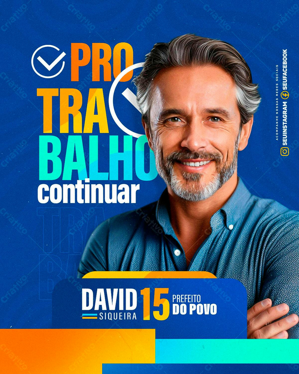 Flyer para Campanha Política PSD Editável