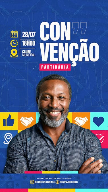 Flyer eleições, santinho político, vereador e prefeito