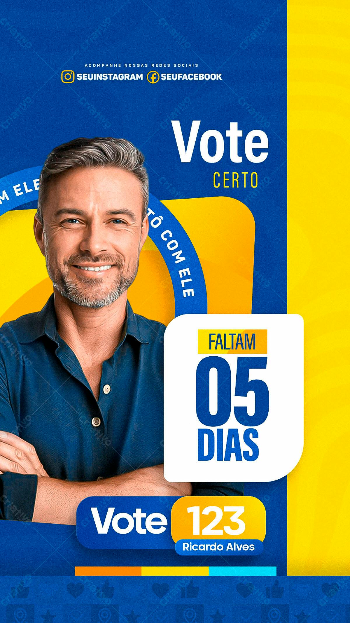 Flyer Eleições PSD Editável