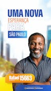 Flyer eleições, santinho político, vereador e prefeito