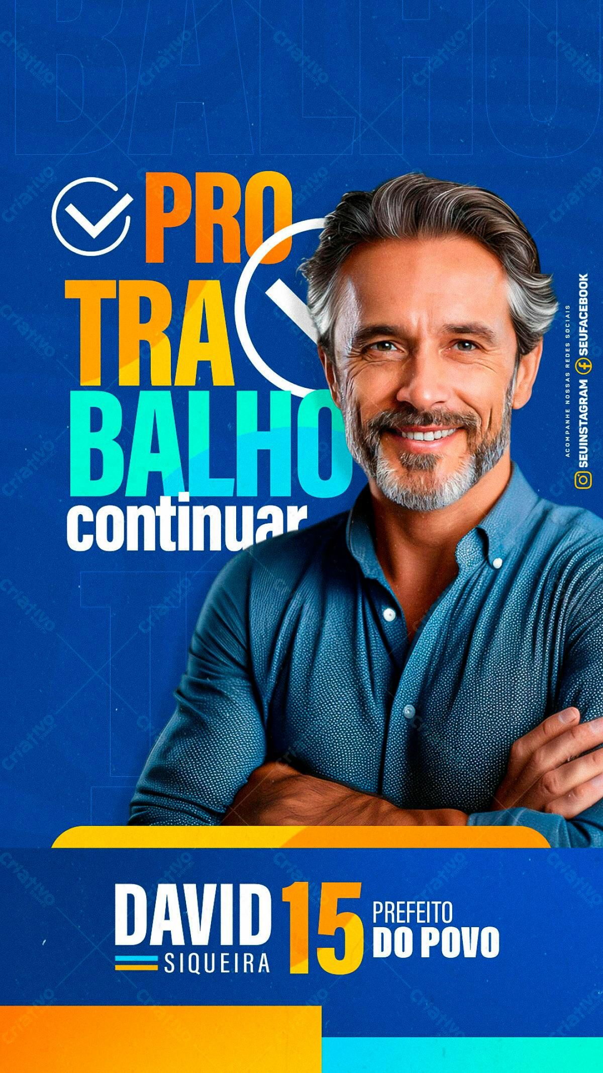 Flyer de Campanha Política PSD Editável