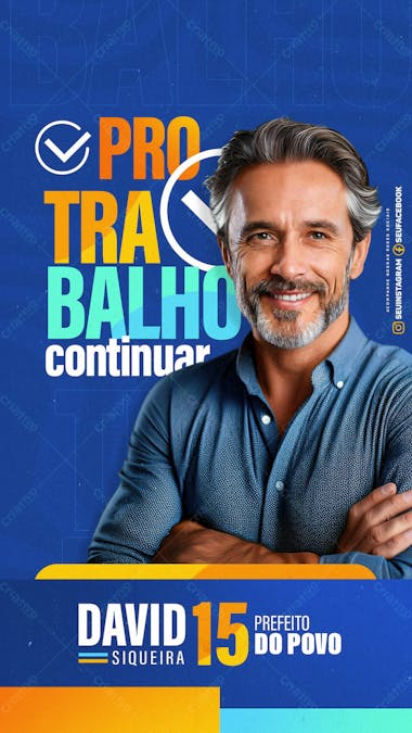 Flyer eleições, santinho político, vereador e prefeito