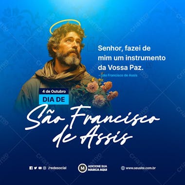 4 de outubro são francisco de assis