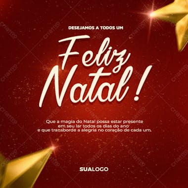 Flyer digital feed natal