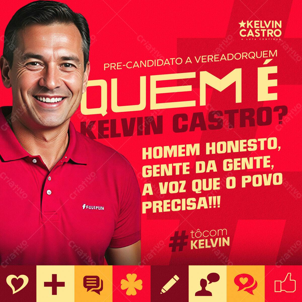 PSD para Campanha Política PSD Editável
