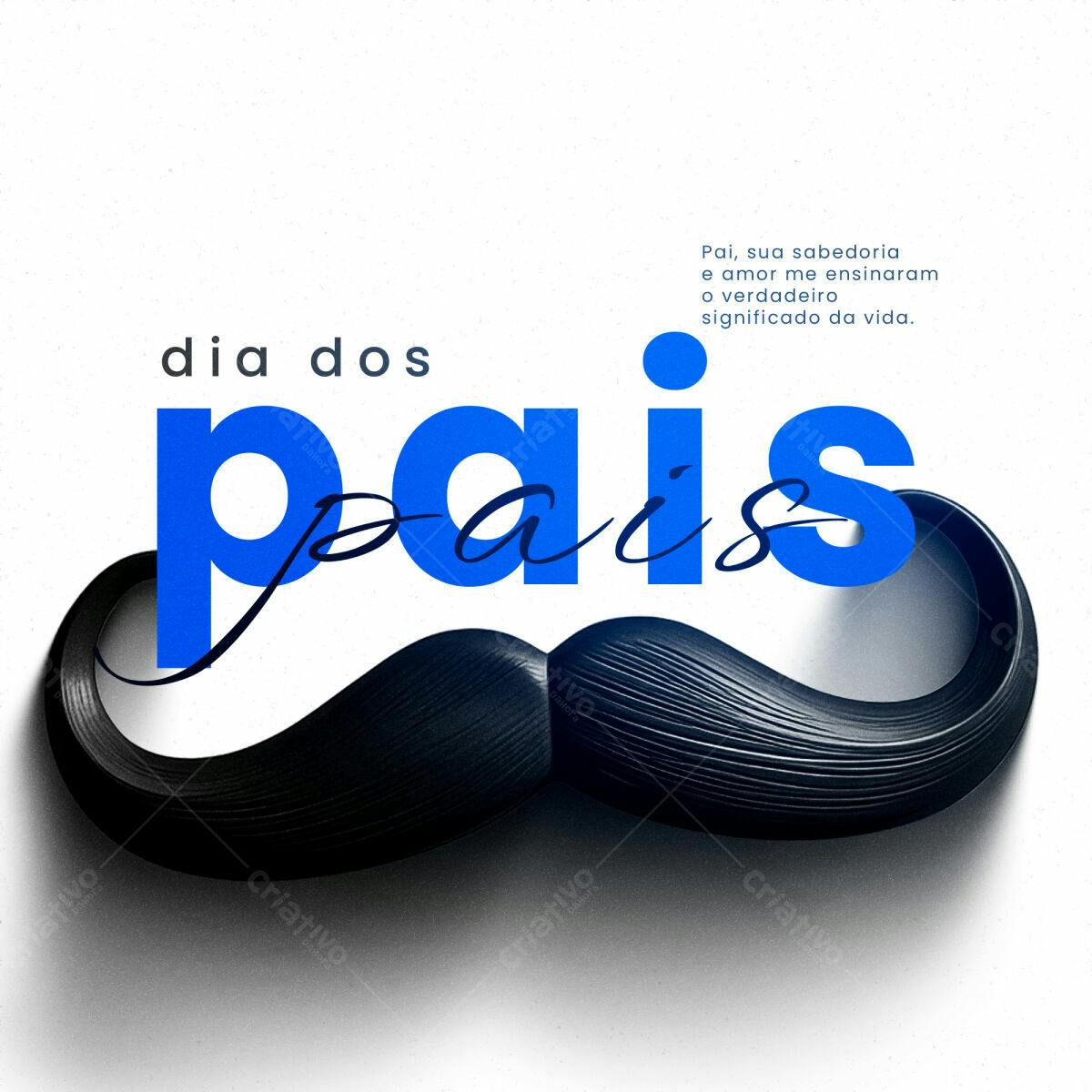 Postagem Dia dos Pais PSD Editável