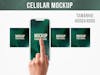 Celular carrossel mockup