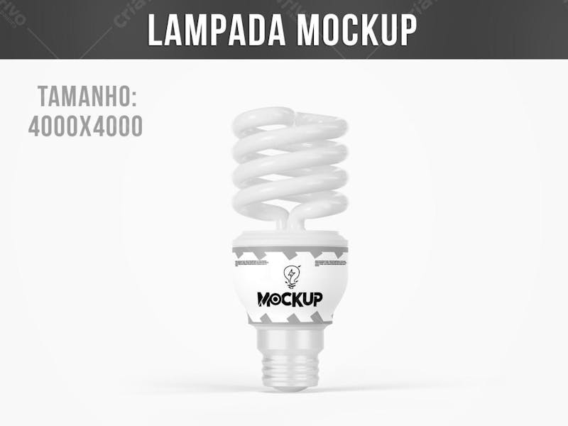 Lâmpada mockup