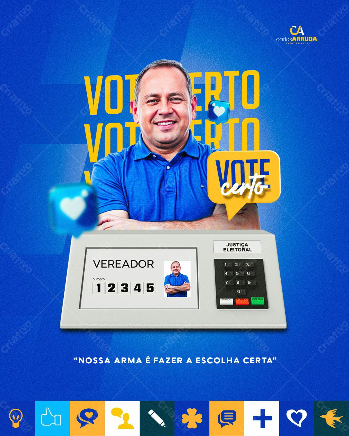 Flyer Eleições PSD Editável