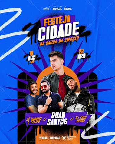 Flyer festeja cidade feed