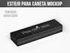 Estojo de caneta mockup