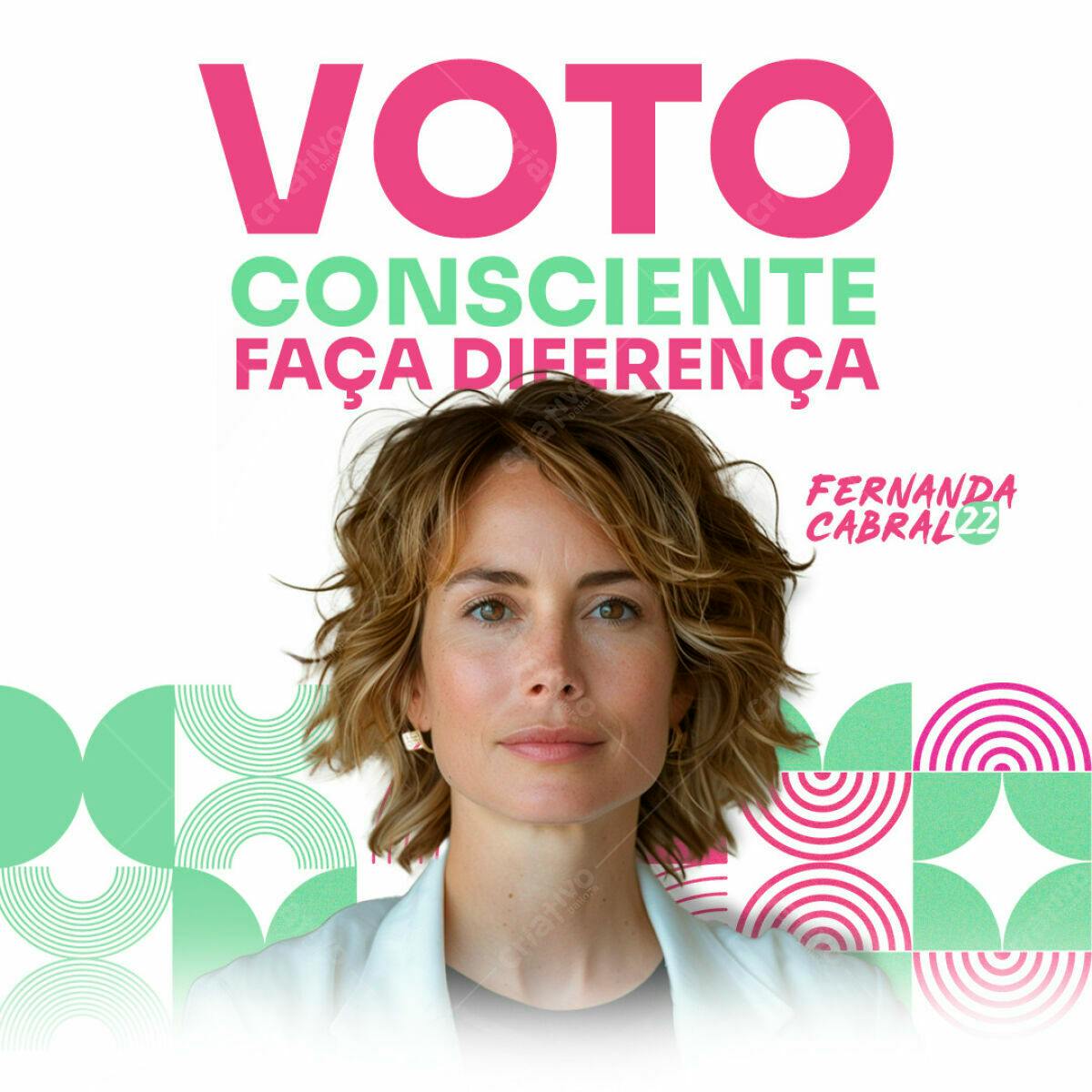 Flyer Eleições Consciente PSD Editável
