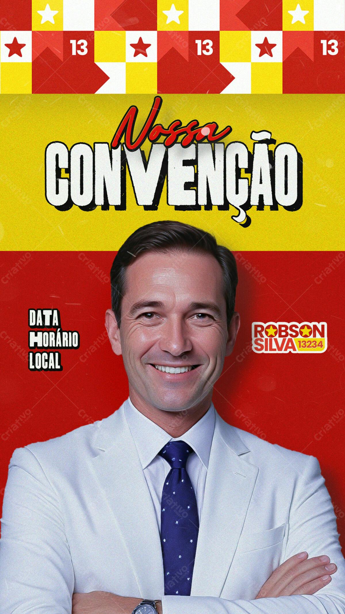 Flyer para Convenção PSD Editável