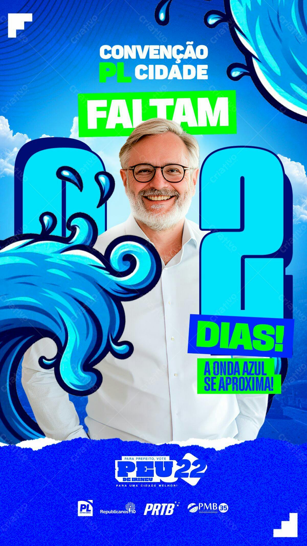 Flyer para Convenção Política PSD Editável