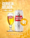 Layout cerveja stella artois psd