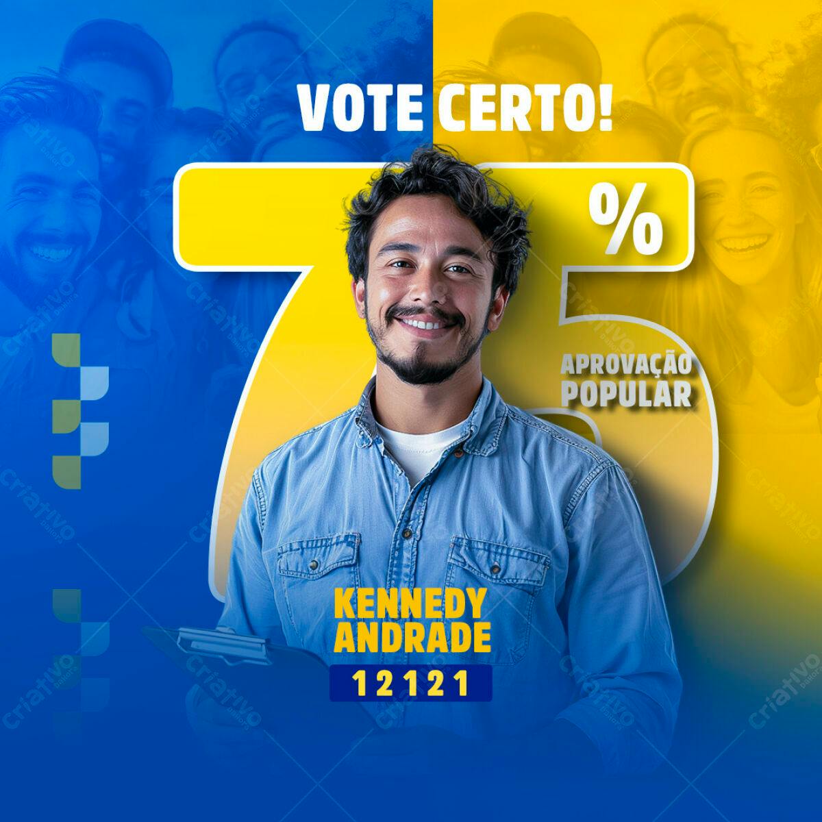 PSD para Campanha Política PSD Editável
