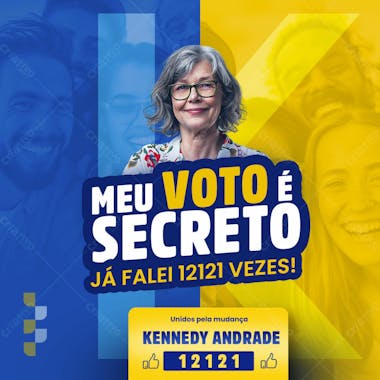 Campanha política candidato 9