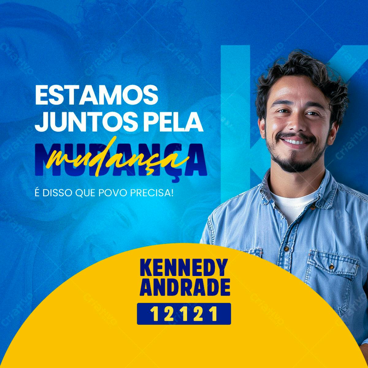 Postagem para Campanha Política PSD Editável